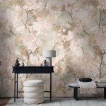 79248-4 Панно AS Creation 159*280, Ветвь бежево-розовая