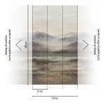 79236-4 Панно AS Creation 159*280, Туманные очертания гор 79236-4 Панно AS Creation 159*280, Туманные очертания гор